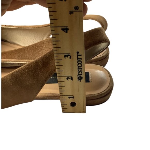 Steven By Steve Madden Womens Tan Suede Slingback Pointed Toe Flats Size 8.5 M - Picture 7 of 16